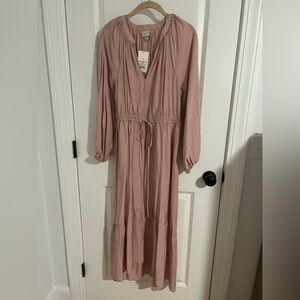 a new day Blush Long Sleeve Dress